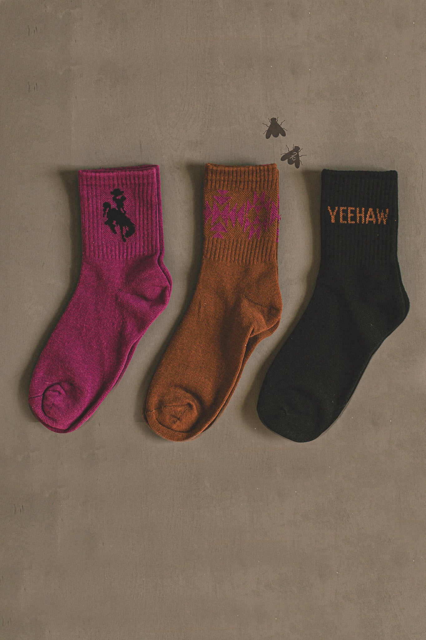Sock ‘Em Silly Socks- 3 Different Color Packs