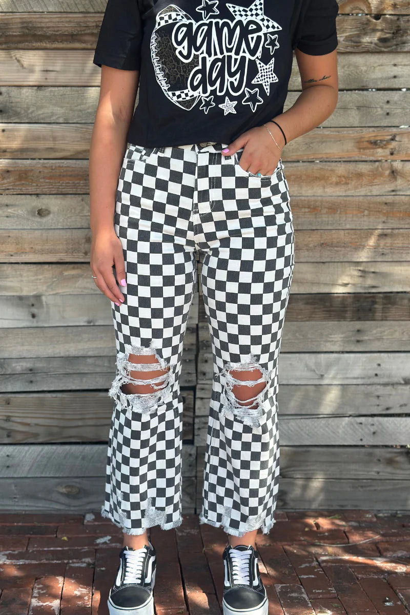 Pre Order Round The Track Jeans
