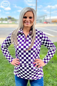 Pep Rally Purple Pullover