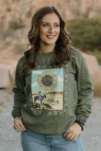 Sunflowers In The Draw Sweatshirt